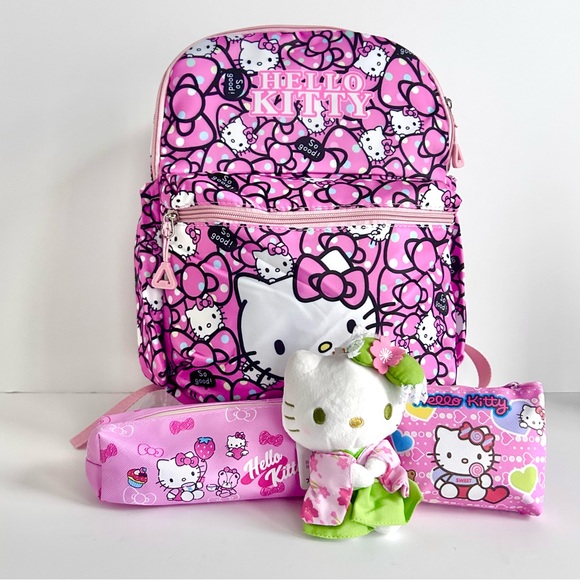 💝(HK335) Hello Kitty Adorable 4-Piece Backpack Bundle! - Picture 10 of 10